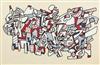 Masse aux Pedales by Jean Dubuffet