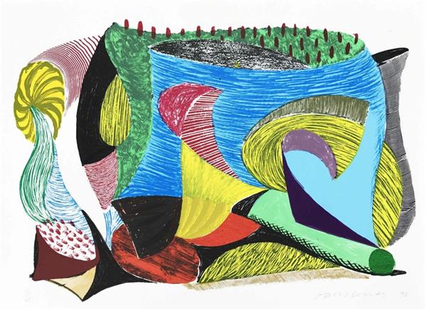 Artwork: David Hockney | Above and Beyond (from Some More New Prints)